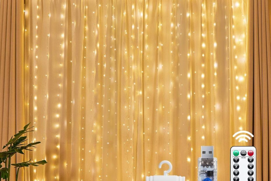 Transform Your Space: Brightown 300 LED Fairy Curtain Lights Review