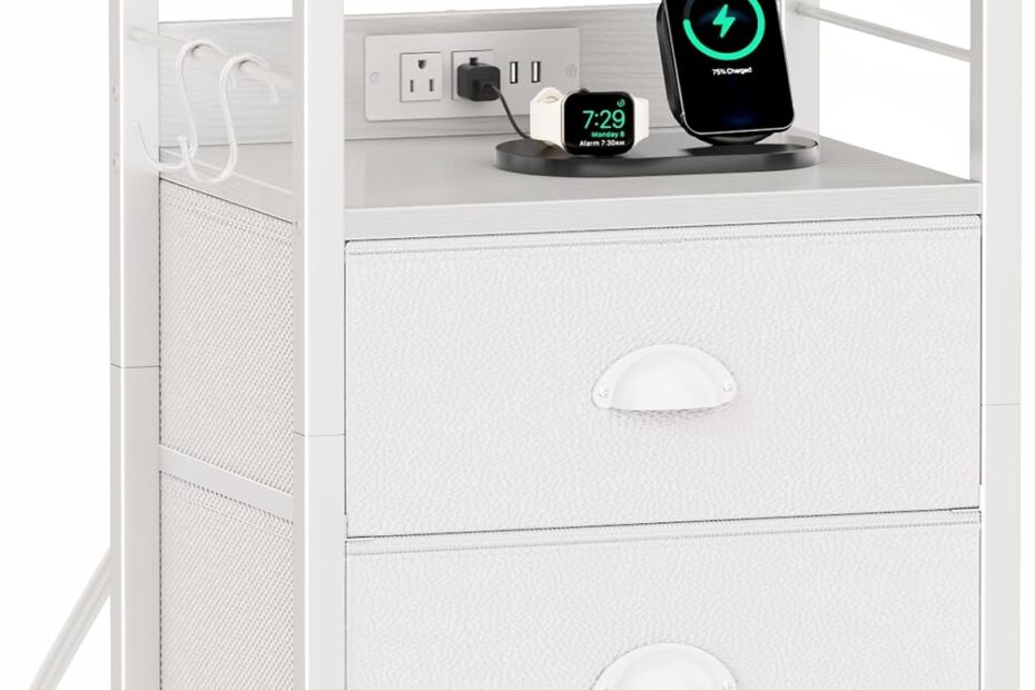 Transform Your Space: Furologee End Table with Charging Station Review