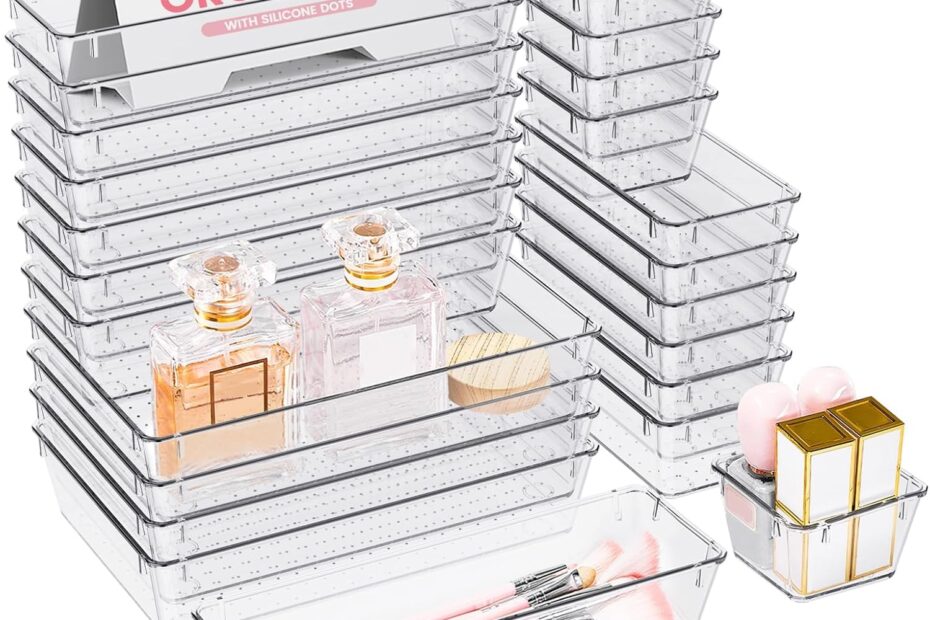 Transform Your Space: Review of HOUSE DAY 24 PCS Makeup Drawer Organizer Trays