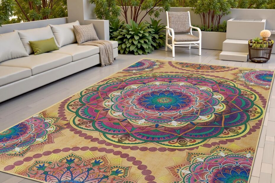 Transform Your Space: Review of the 6x9 ft Mandala Meditation Rug