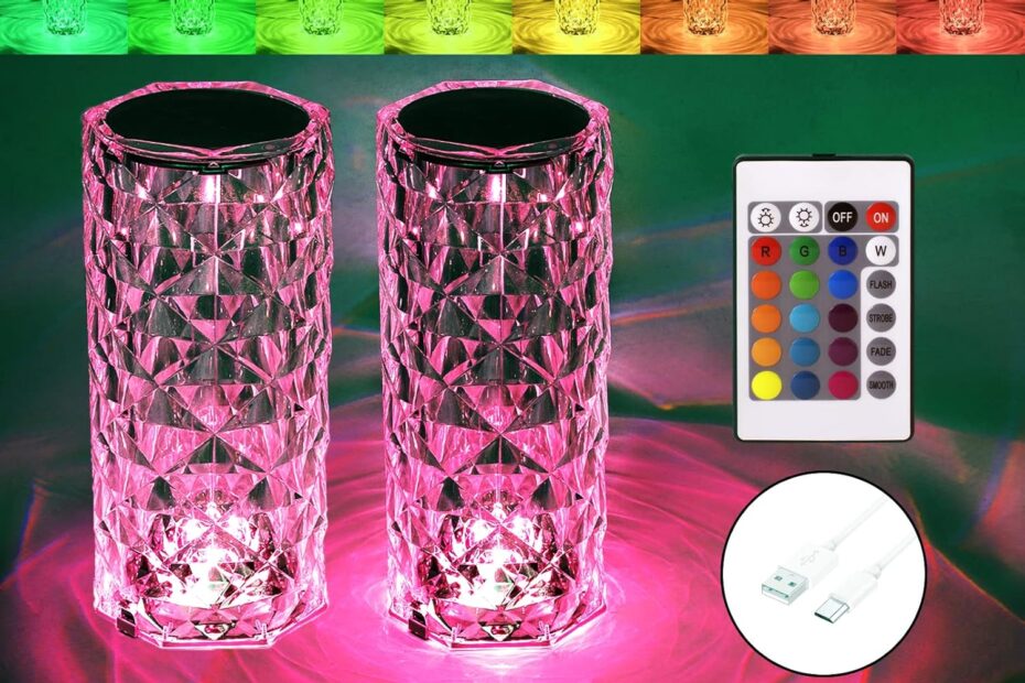 Transform Your Space: RGB Crystal Table Lamps Review & Tips for Perfect Decor