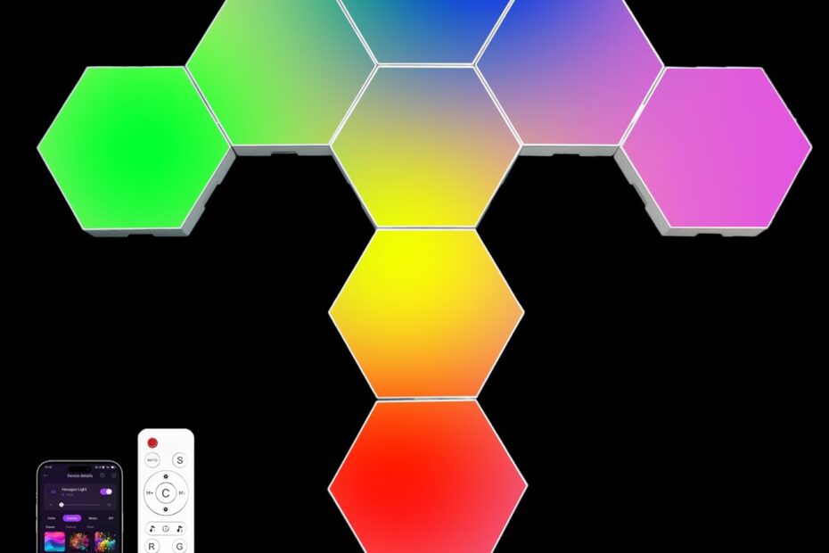 Transform Your Space: RGB Hexagon Wall Lights Review & Setup Guide