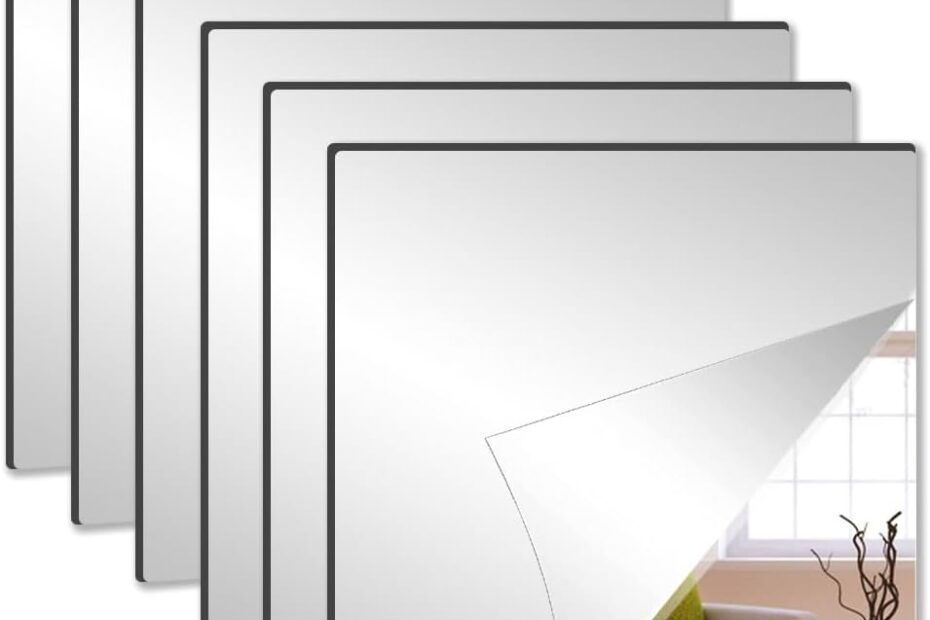 Transform Your Space: The Versatile 12"x12" Wall Mounted Mirror Tiles Review