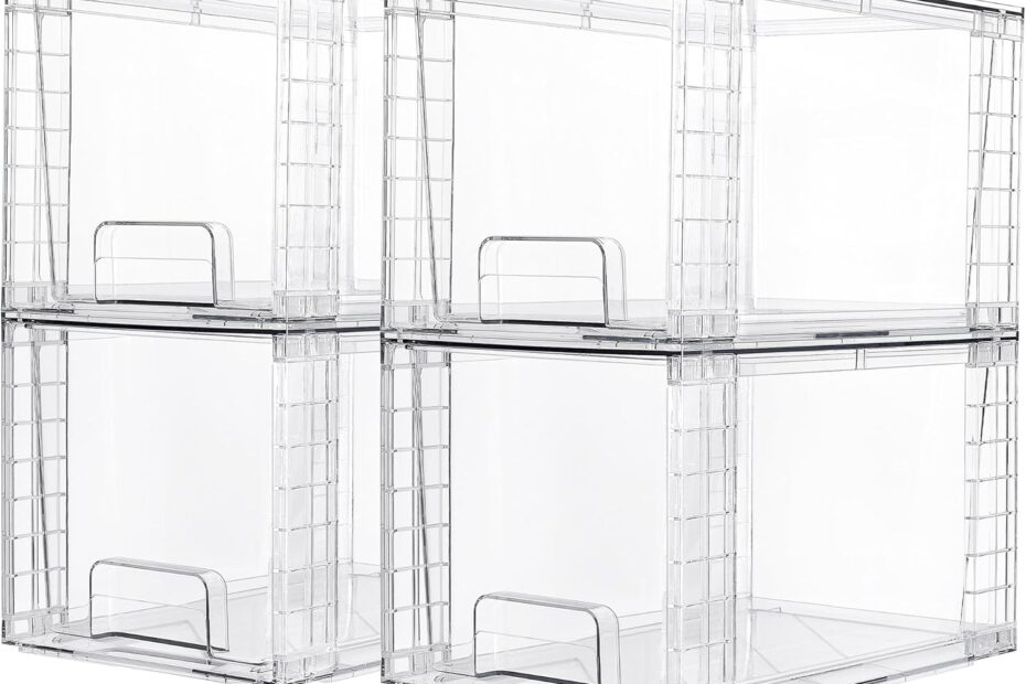 Transform Your Space: Vtopmart 4 Pack Stackable Storage Drawers Reviewed!