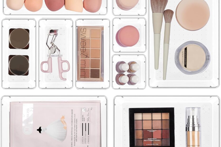 Transform Your Space: Vtopmart's 10-Piece Makeup Drawer Organizer Set Review