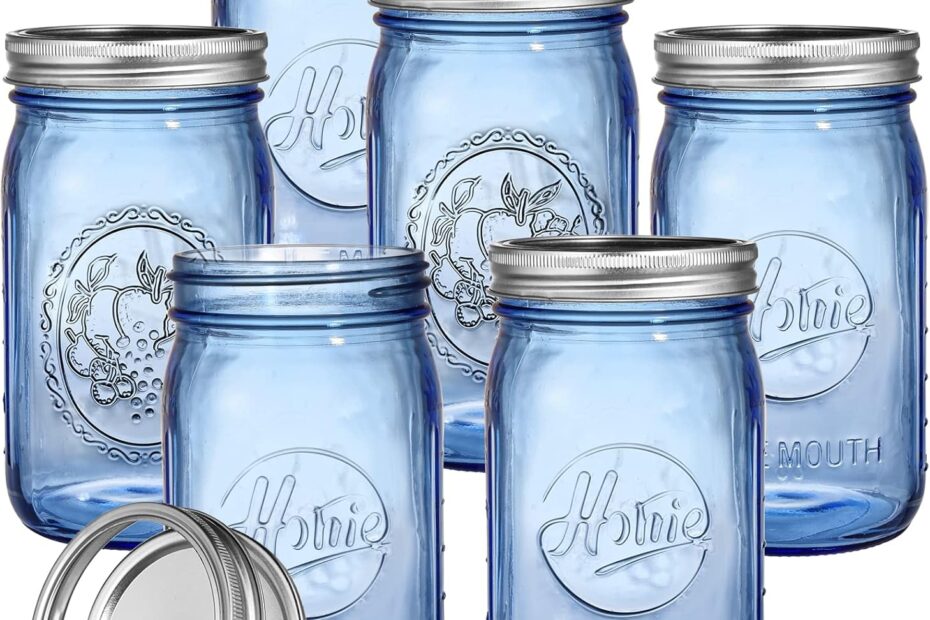 Transform Your Space with Tebery's Vintage Blue Mason Jars: The Ultimate Home Storage Solution!