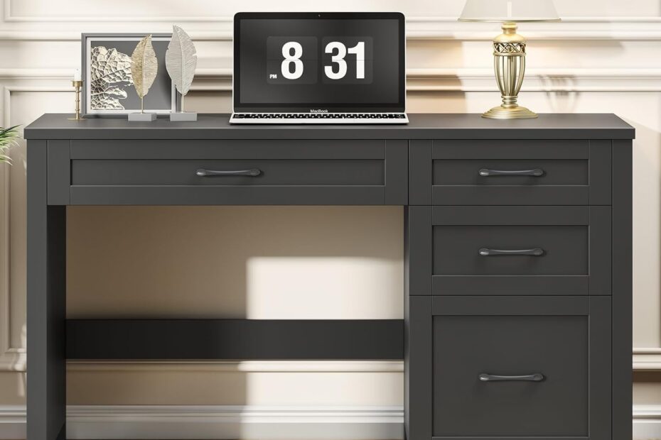 Transform Your Workspace: The Vabches 47" Farmhouse Executive Desk Review