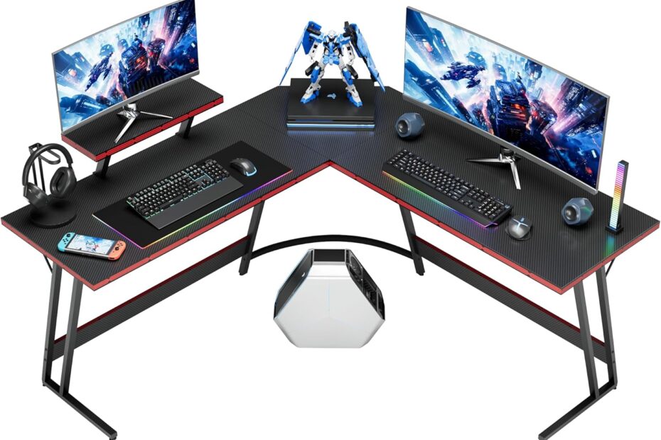 Transform Your Workspace with the Homall L Shaped Gaming Desk: Ultimate Comfort & Style