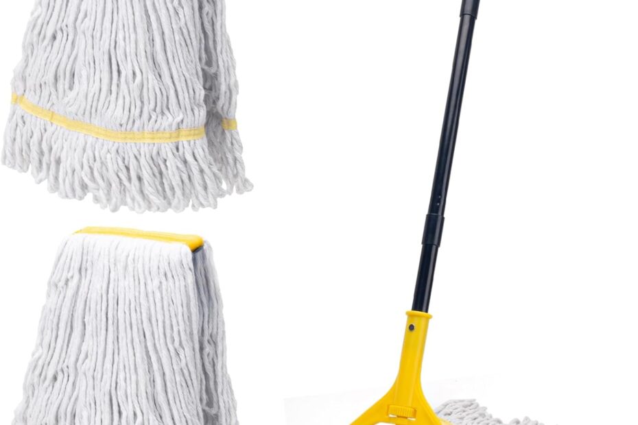 Ultimate Cleaning Power: Review of the Heavy-Duty Commercial Mop with 3 Extra Large Heads