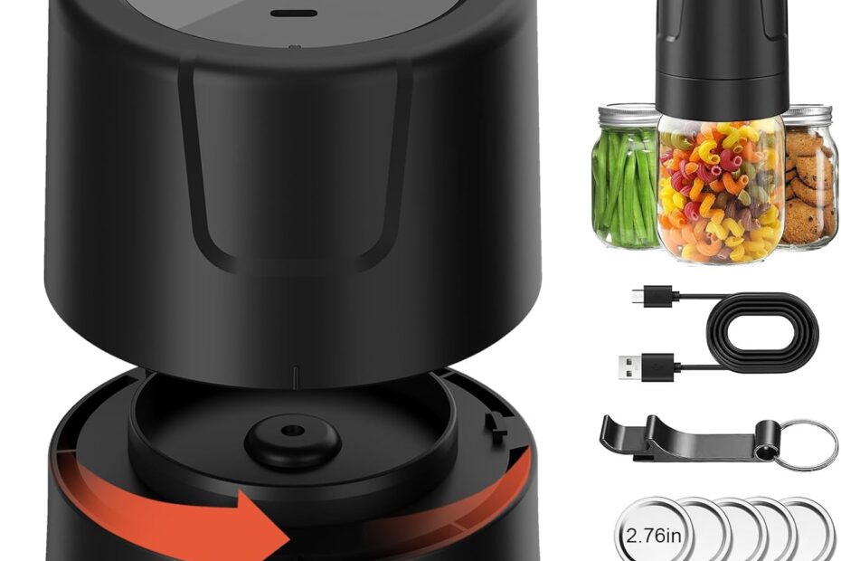 Ultimate Food Storage: The Electric Mason Jar Vacuum Sealer Review