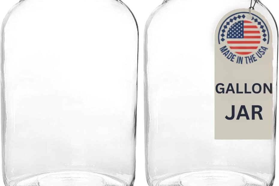 Ultimate Storage Solution: kitchentoolz 1 Gallon Glass Jars for Fermenting & More!