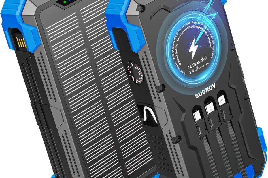 Unleash Power Anywhere: Review of the 42800mAh Solar Charger Power Bank