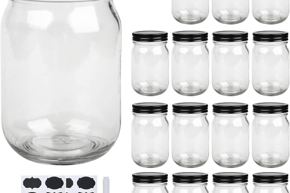 Unlock Freshness: A Review of QAPPDA 16 oz Glass Mason Jars for All Your Food Storage Needs!