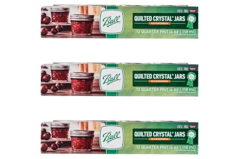 Unlock Your Culinary Creativity with Ball 4-Ounce Quilted Crystal Jelly Jars: A Must-Read Review!