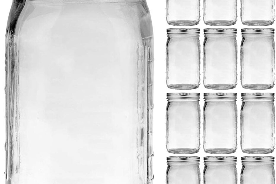 Unlock Your Kitchen's Potential: Bedoo 32 oz Mason Jars for Canning & More!