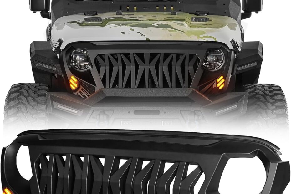 Upgrade Your Jeep: Hooke Road JL Matte Black Shark Grille Review