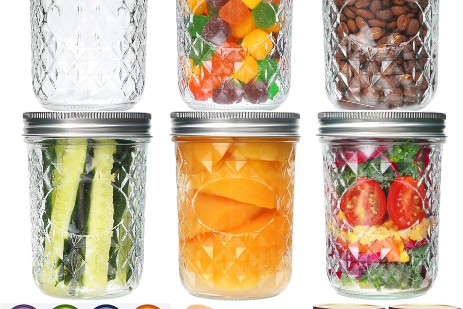 Versatile 16oz Mason Jars: Perfect for Preserving & Meal Prep!