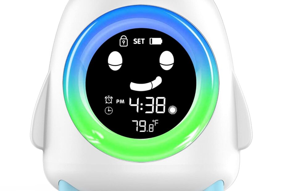 Wake Up Happy: The Ultimate Kids Alarm Clock for Sleep Training & Sweet Dreams!
