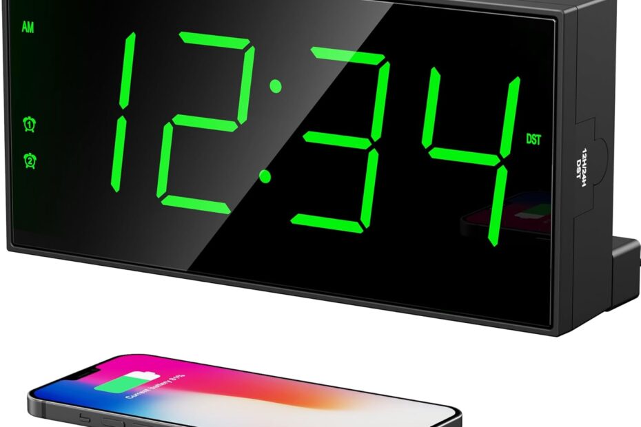 Wake Up Right: The PPLEE Digital Alarm Clock Review for Heavy Sleepers & Seniors