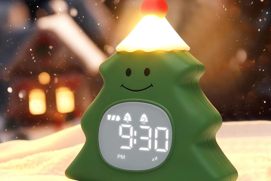 Wake Up to Fun: The Perfect Christmas Tree Kids Alarm Clock Review