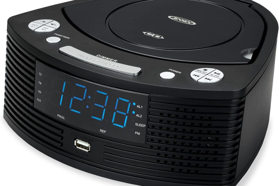 Wake Up to Quality Sound: Jensen® Stereo CD Player & Dual Alarm Clock Review