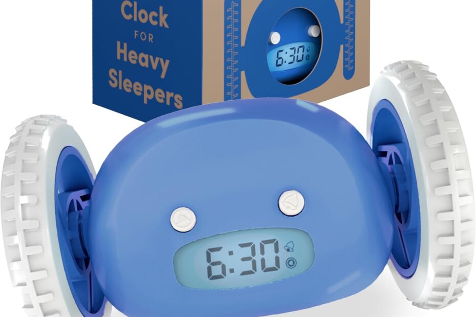 Wake Up with a Roar: CLOCKY The Ultimate Alarm Clock for Heavy Sleepers!