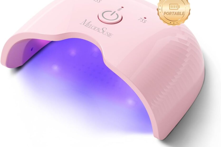 Achieve Salon-Quality Nails at Home: Review of MelodySusie Cordless UV Nail Lamp