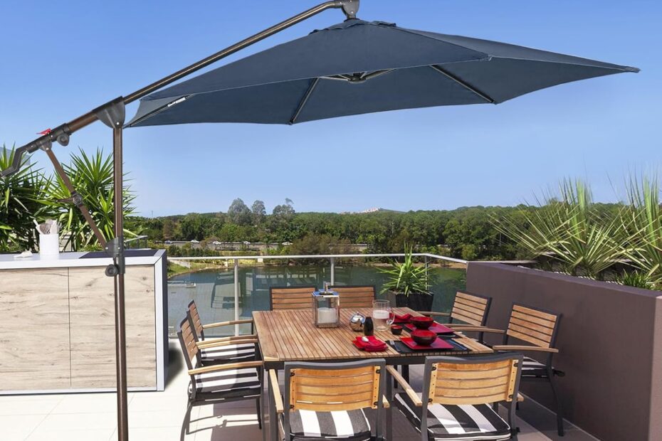 Bask in Style: Verano 10FT Cantilever Patio Umbrella Review
