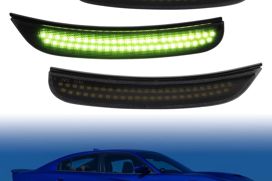 Brighten Your Dodge Charger: Lime Green LED Side Marker Lights Review