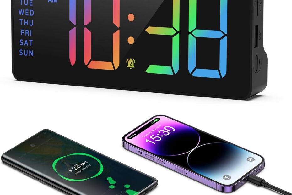 Brighten Your Mornings: The Ultimate Review of AMIR Colorful LED Alarm Clocks!