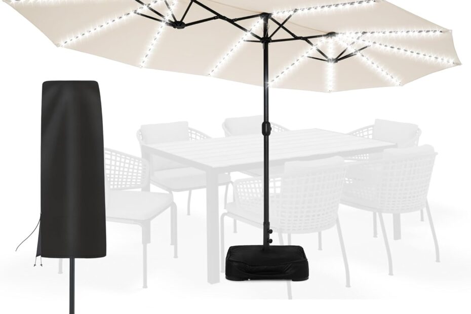 Brighten Your Outdoors: The Sundale Solar 144 LED Umbrella Review