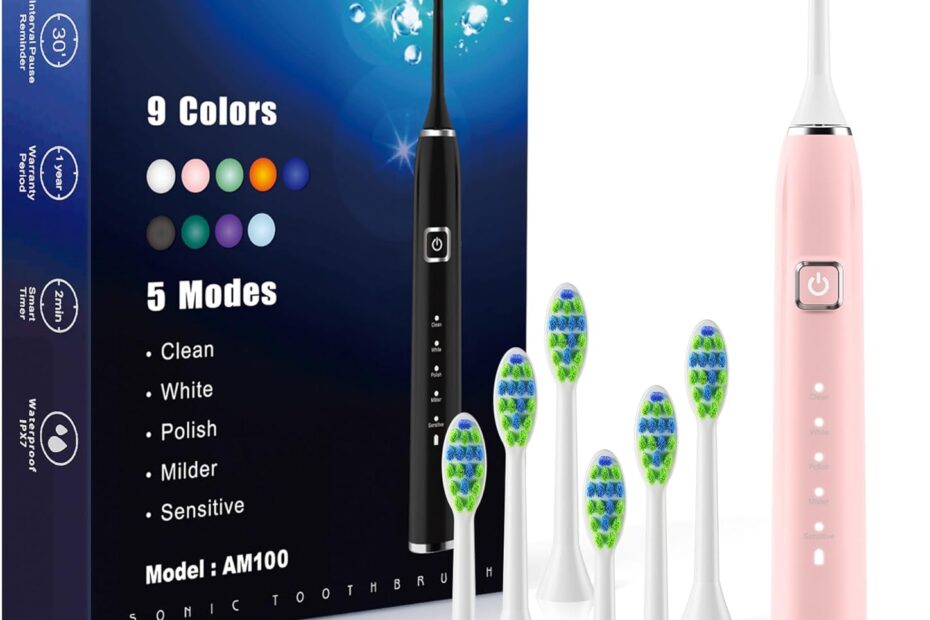 Brighten Your Smile: The 7AM2M Sonic Electric Toothbrush Review