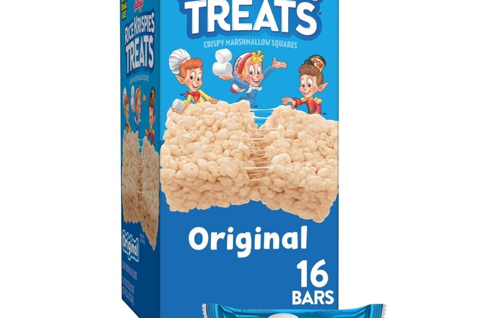 Crunchy Delights: A Review of Rice Krispies Treats Marshmallow Snack Bars for Kids!