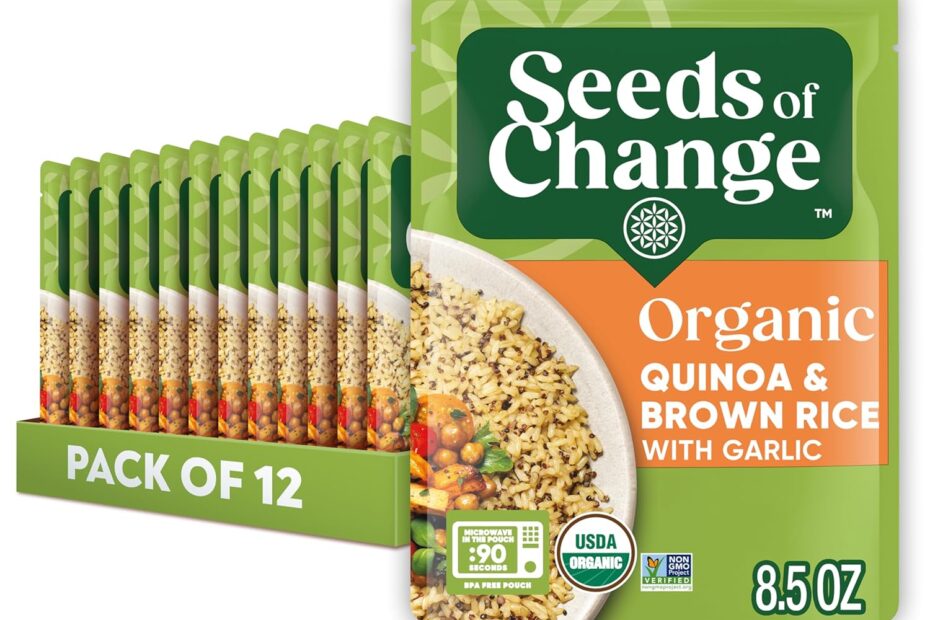 Discover the Nutritious Delight of SEEDS OF CHANGE Organic Quinoa & Brown Rice!