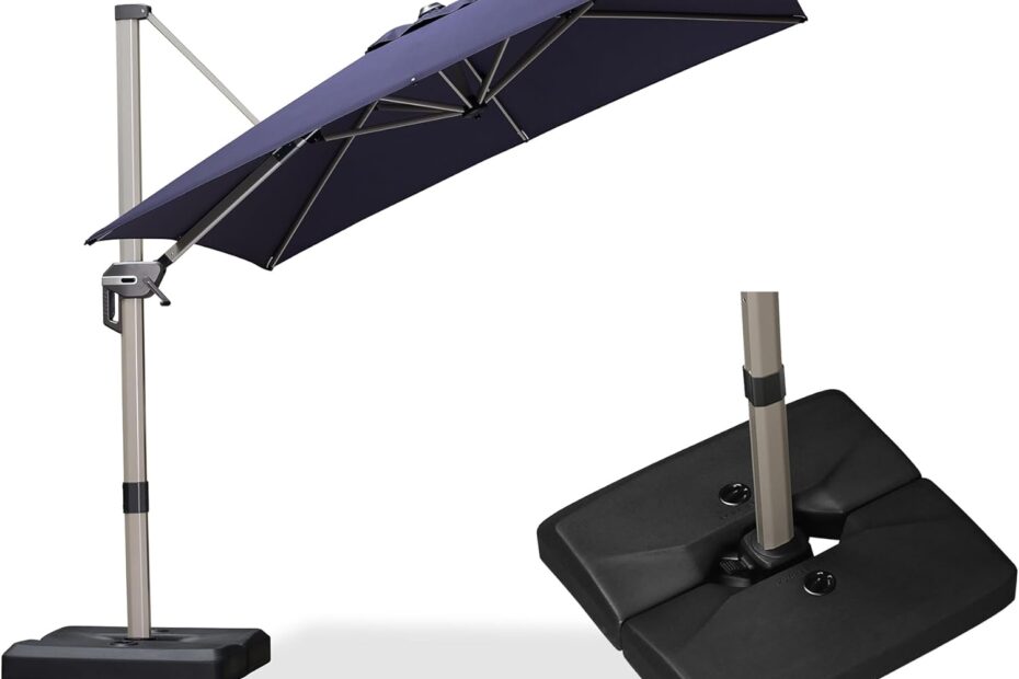 Discover the Versatile PURPLE LEAF 8ft Cantilever Umbrella: Your Ultimate Outdoor Shade Solution!