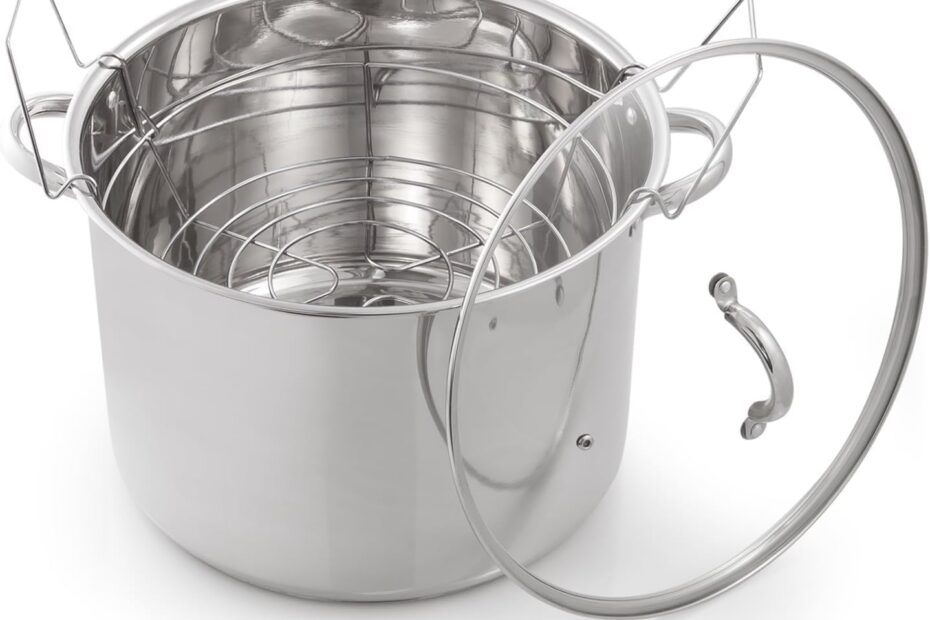 Dive into Home Canning: Plexon 21.5 Quart Stainless Steel Water Bath Review