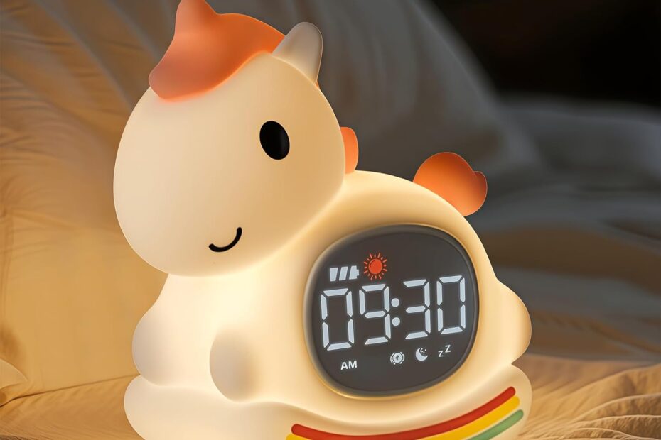 Dreamy Wake-Up: The Perfect Pink Pony Alarm Clock for Kids