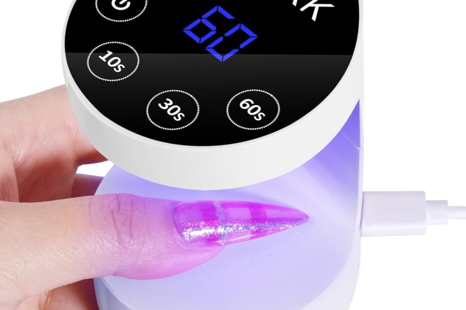 Effortless Nail Perfection: MEKK Mini UV Light for Home & Salon Use