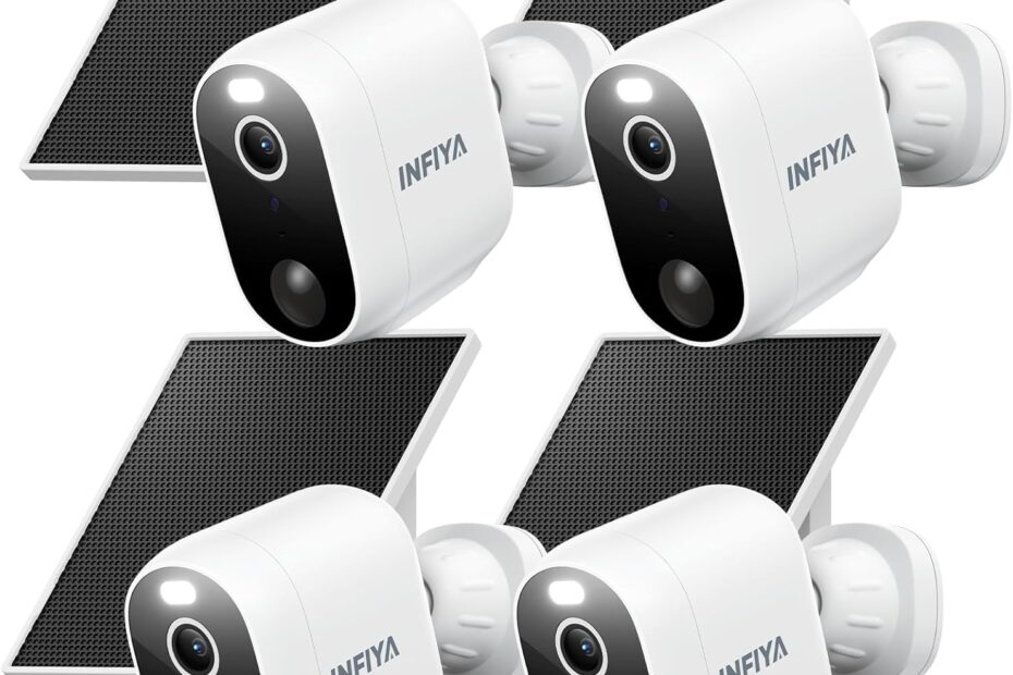 Elevate Home Security: Review of Solar Wireless 2K Cameras with AI Detection & Night Vision