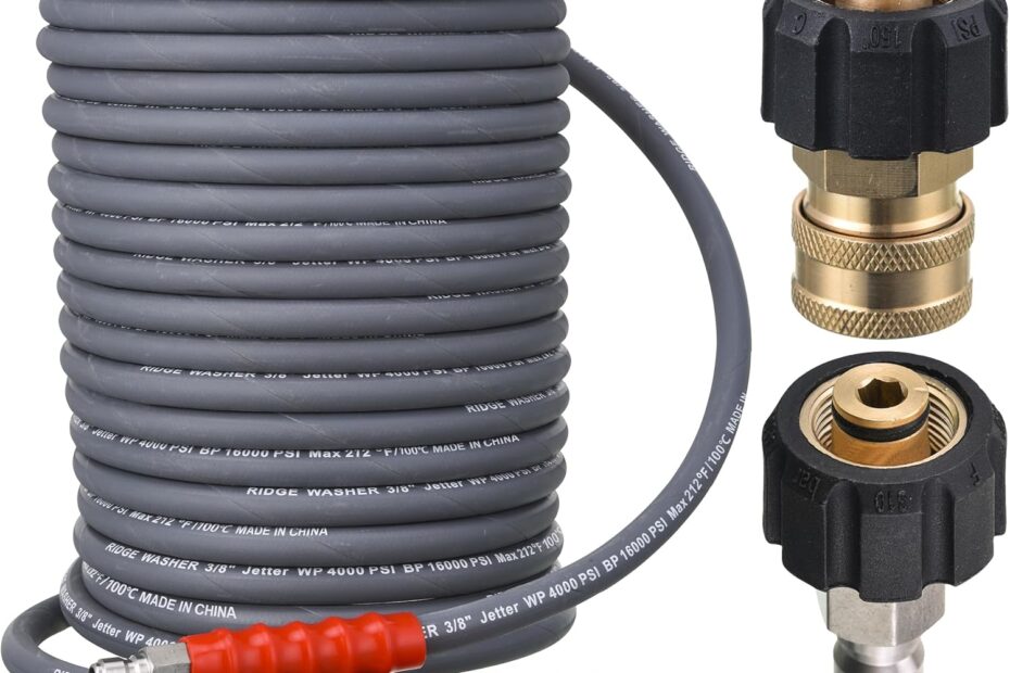 Elevate Your Cleaning Game: RIDGE WASHER 50ft Pressure Washer Hose Review