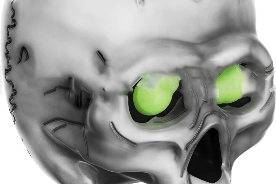 Elevate Your Echo Dot: The Perfect Skull Stand with Cable Management!