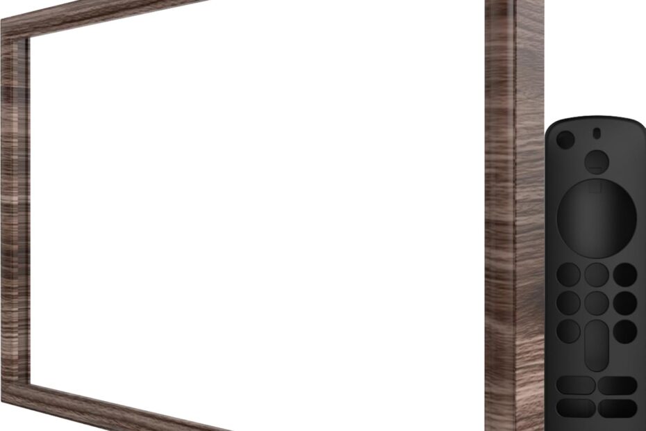 Elevate Your Echo Show 15: A Review of the Dark Wood Grain Decorative Frame