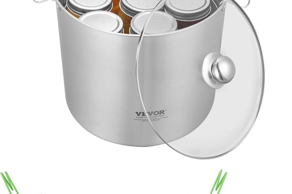 Elevate Your Home Canning with the VEVOR 21 QT Stainless Steel Canning Pot!