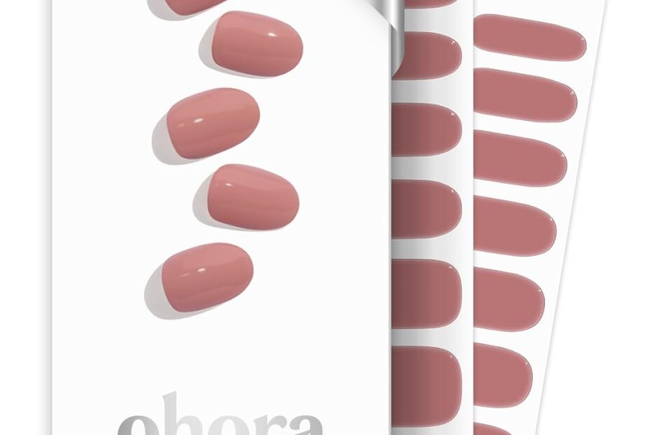 Elevate Your Nail Game: A Review of ohora Semi Cured Gel Nail Strips in Ash Pink