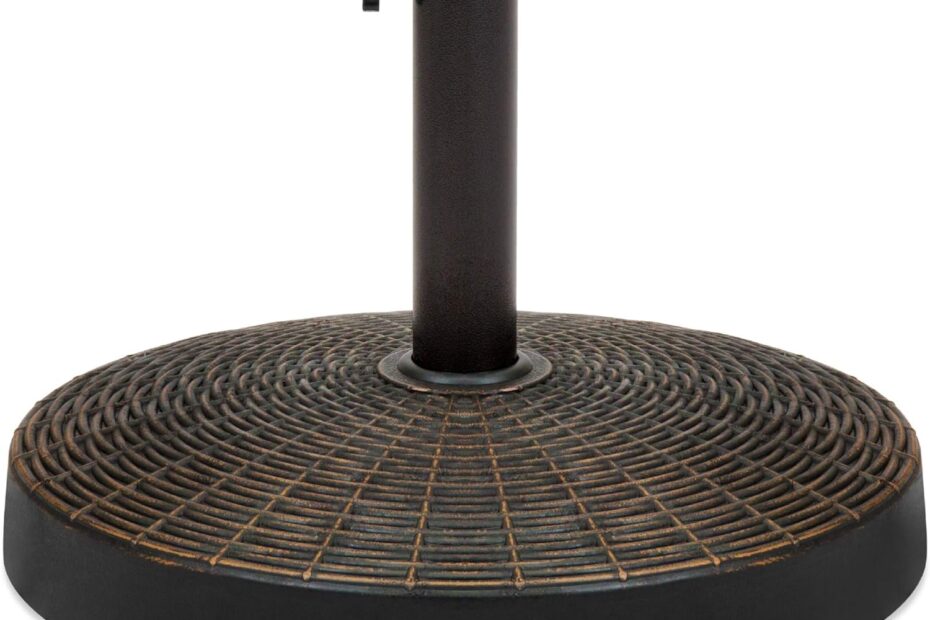 Elevate Your Outdoors: Review of the Best Choice Products 55lb Resin Patio Umbrella Stand