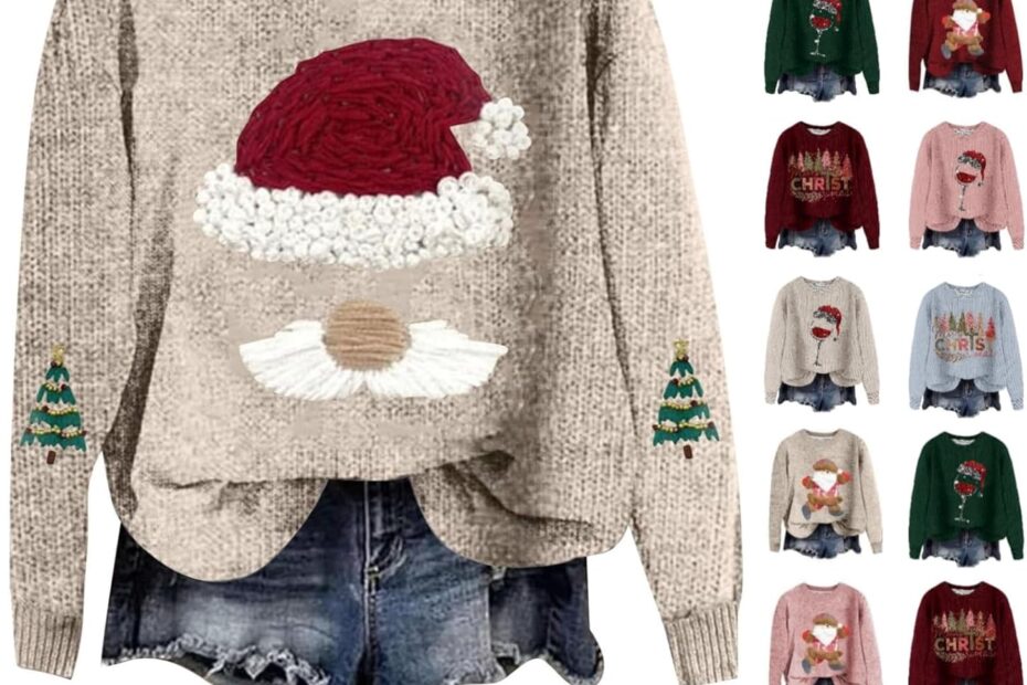 Get Festive with the Funniest Ugly Christmas Sweater for Women!
