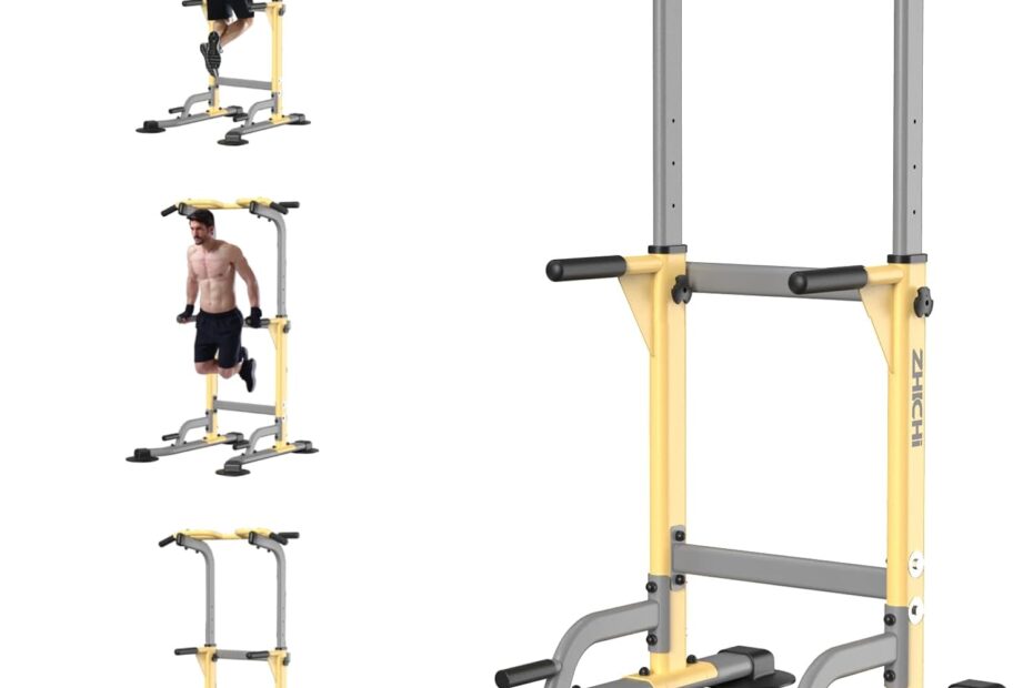 Get Fit at Home: The Ultimate Dip Station for Strength Training and Pull-Ups