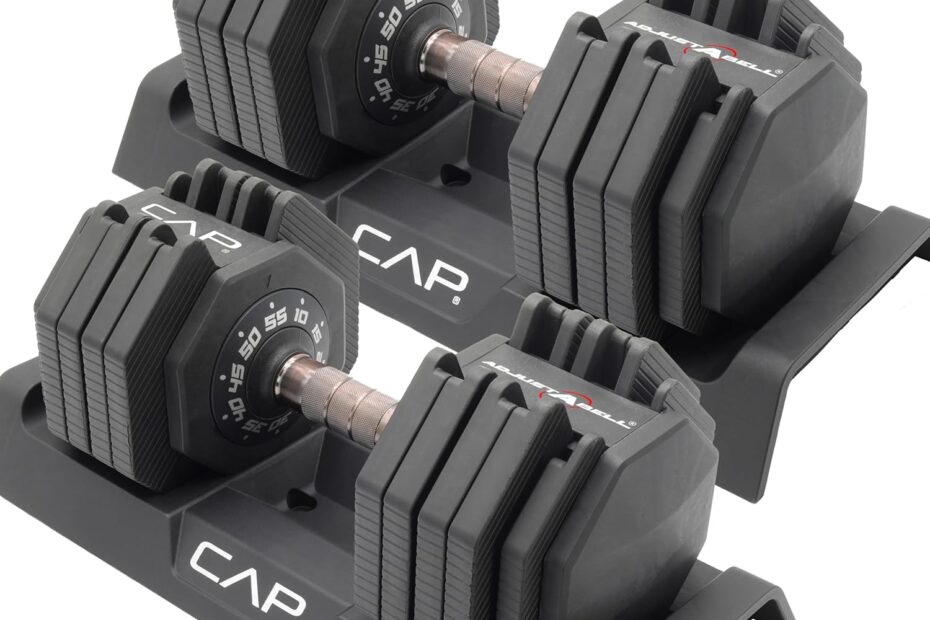 Get Fit with CAP Barbell's Adjustable 55 lb Hex Dumbbells: The Ultimate Workout Companion!