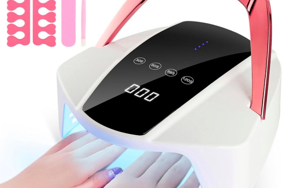 Get Perfect Nails Anywhere: Review of the Cordless 96W UV LED Nail Lamp