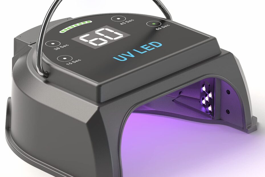 Get salon-quality nails at home with the 80W Cordless UV LED Nail Lamp!